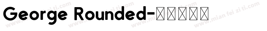George Rounded字体转换